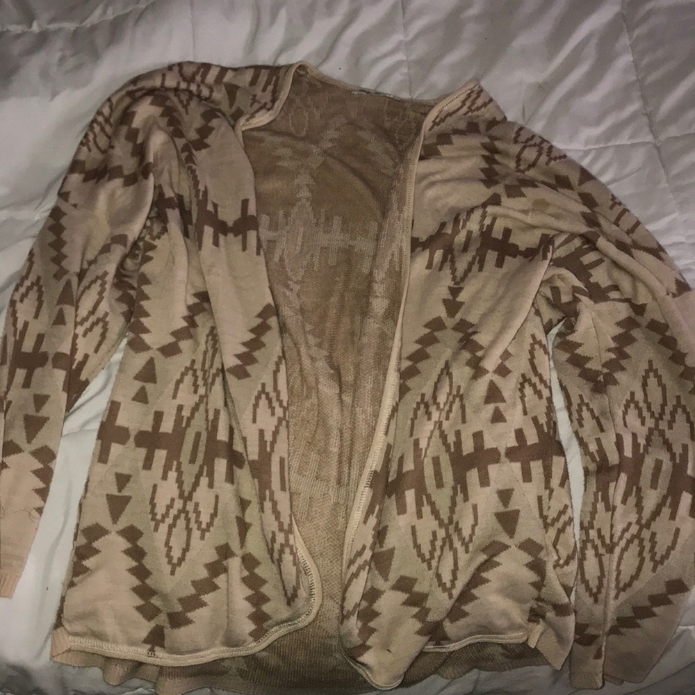 Tribal print cardigan